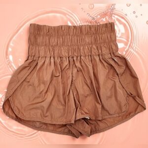 Free People Movement The Way Home Shorts Brushed Apricot Size XS High Waist